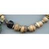 Fusaïoles et pendentif Afghan. Antique or ancient beads