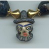 Perles  "têtes". Perles anciennes. Antique or ancient beads.