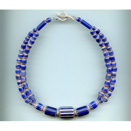 Perles vénitiennes ou Chevron ou "Issafall". Venetian Glass Beads