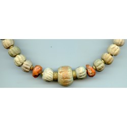 Perles en Faïence Persane ou Egyptienne. Antique or Ancient Beads.