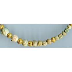 Perles en Faïence Persane. Perles anciennes. Antique or Ancient Beads.