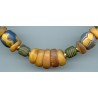 Perles D'Afghanistan et Ambre. Perles anciennes. Antique Beads.