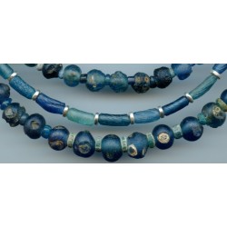 Perles Ocellées. Perles anciennes. Antique or ancient beads.