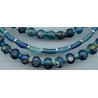 Perles Ocellées. Perles anciennes. Antique or ancient beads.