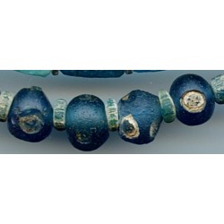 Perles Ocellées. Perles anciennes. Antique or ancient beads.