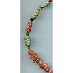 asian2293 - Petits pendentifs en pâte de verre