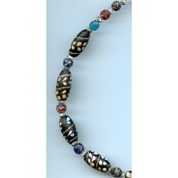 Perles vénitiennes ou "Lewis & Clark".Venetian Glass Beads