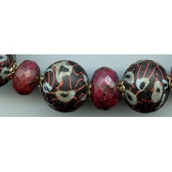 asian2270 - Perles Indonésiennes mosaïquées