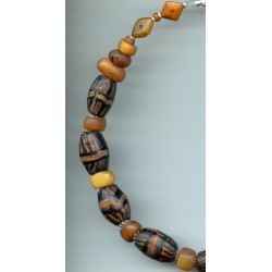 asian2265 - Perles indonésiennes et ambre naturel