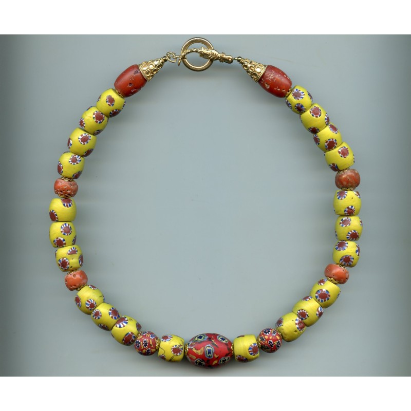 Perle vénitiennes  "Adé". Venetian Glass Beads