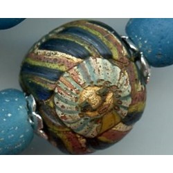 asian2231 - Perles assorties et 2 perles "Visages"