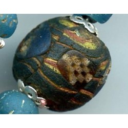 asian2231 - Perles assorties et 2 perles "Visages"