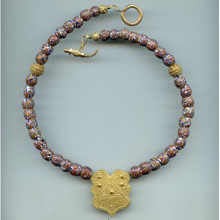 Perles vénitiennes  "Millefiori". Venetian beads "Millefiori"