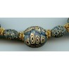 asian2186 - Perles ocellées bleues