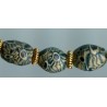 asian2186 - Perles ocellées bleues