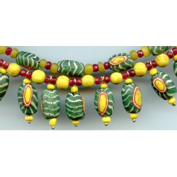 asian1727 - Perles mosaïquées,