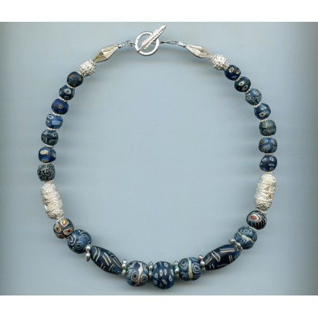 Perles anciennes  "Hamada". Ancient beads.