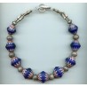 Perles "Chevrons Toupies". Venetian chevron beads