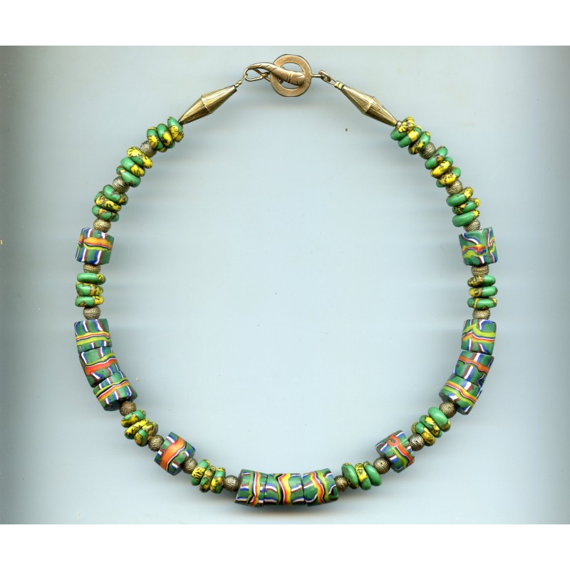 Perles vénitiennes perles Ghana. Venetian Glass Beads.