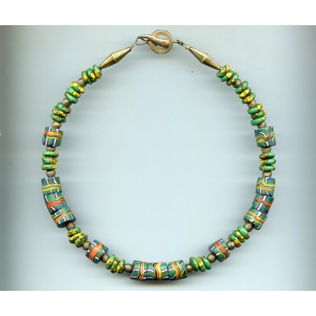 Perles vénitiennes perles Ghana. Venetian Glass Beads.