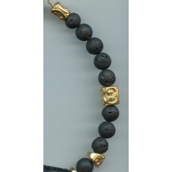 Perle "Dzi Bouddhiste