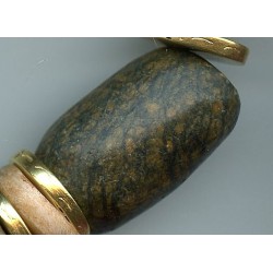 Perles néolithiques en pierre, trouvées en Mauritanie.