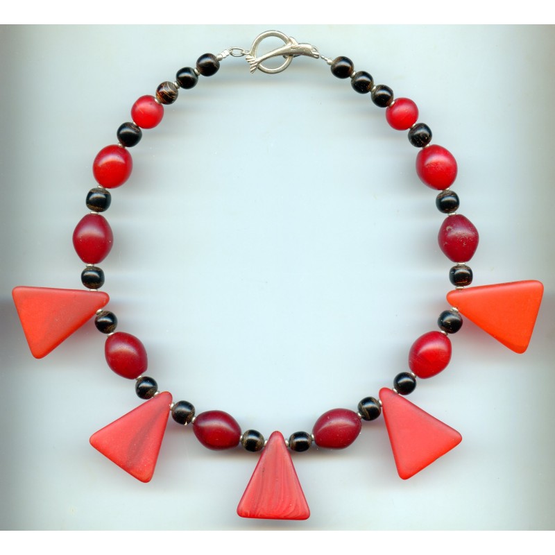 perles de bohème loubia et triangle