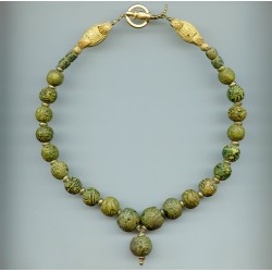 Pseudo "Morfia". Perles anciennes. Antique or Ancient Beads.