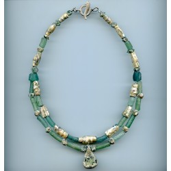 Perles en verre romain. Perles anciennes. Antique or ancient beads.