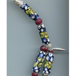 Perles vénitiennes "Millefiori". Venetian beads "Millefiori".