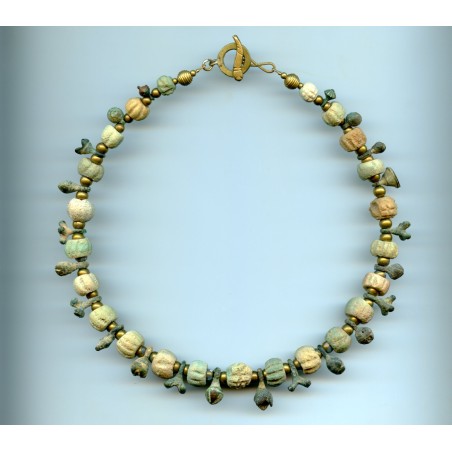 Perles de faïence Persane. Perles anciennes. Antique beads.