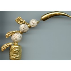 Perles Sceaux En Albâtre Trouvées en Afghanistan.