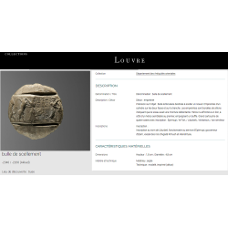 Perles Sceaux En Albâtre Trouvées en Afghanistan.