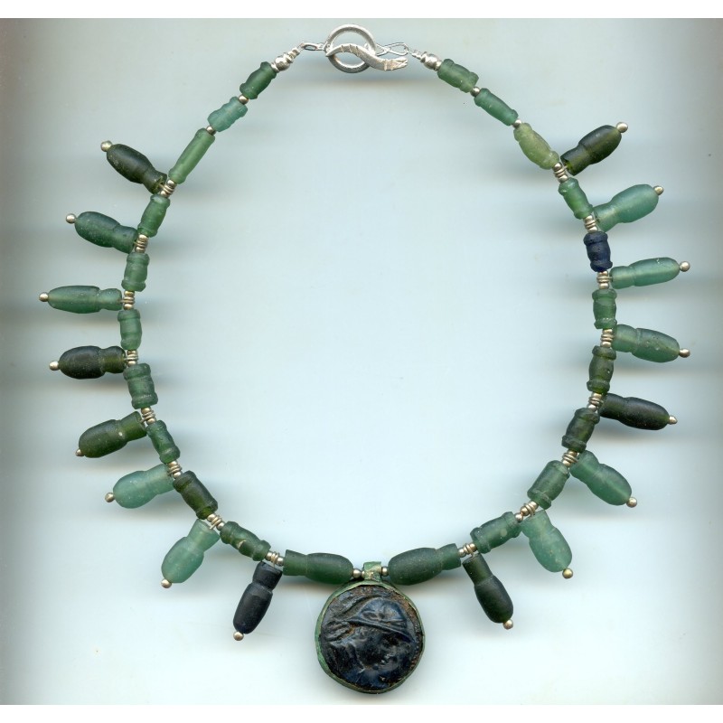 antic2335 - Perles en verre romain