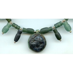 antic2335 - Perles en verre romain