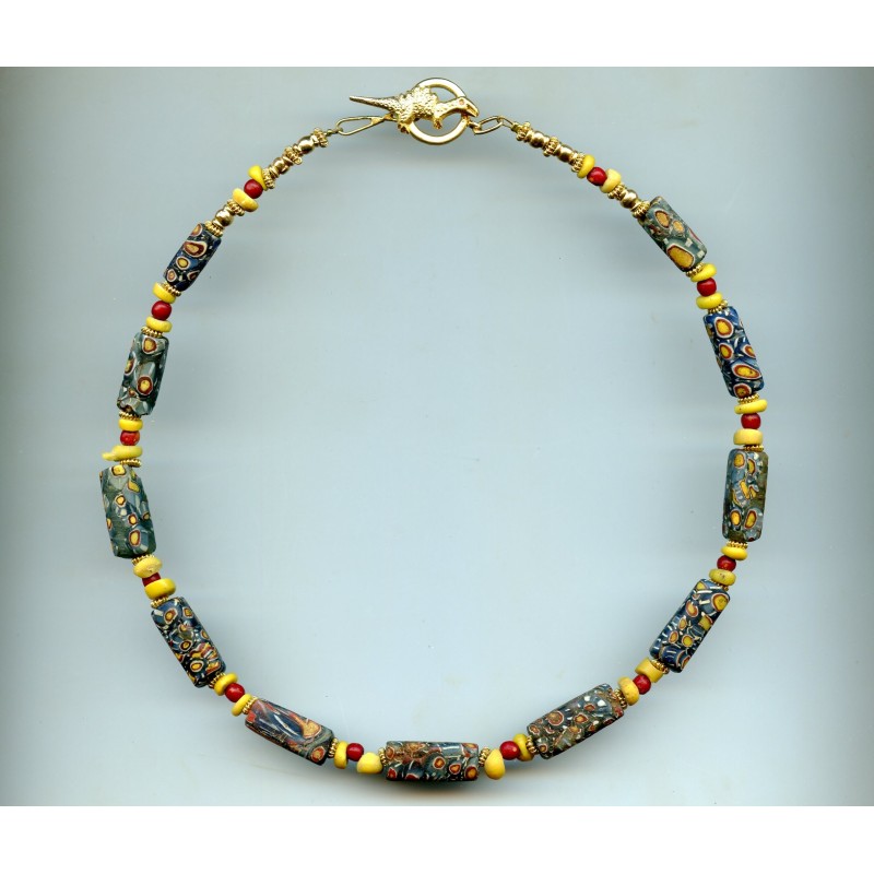 Perles Mosaïquées du 1er millénaire. Ancient beads.