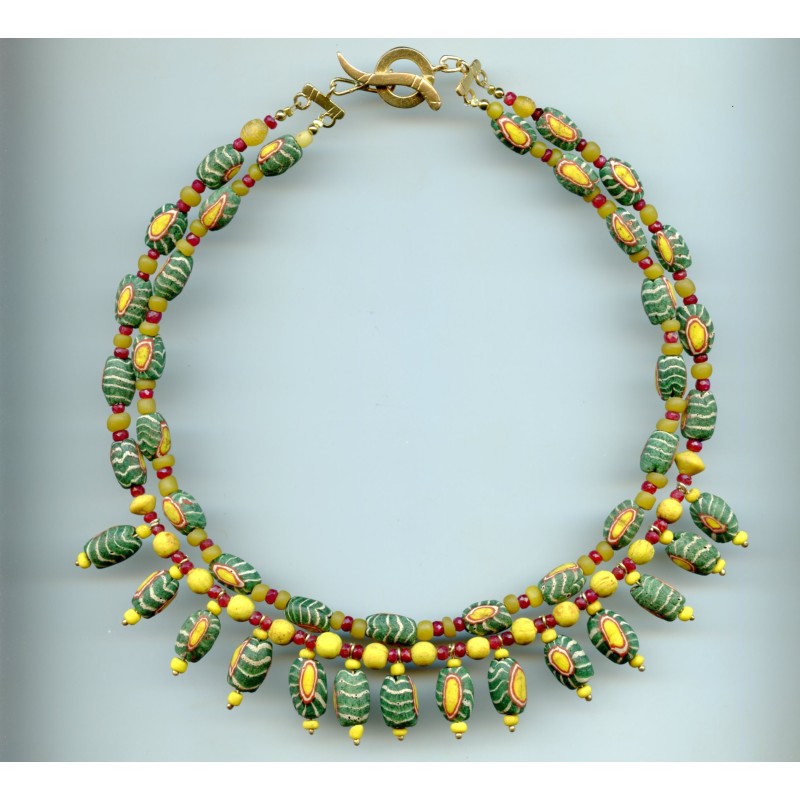 asian1727 - Perles mosaïquées,