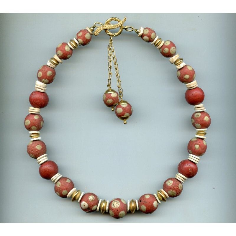 asian2263 - Perles indonésiennes à pois