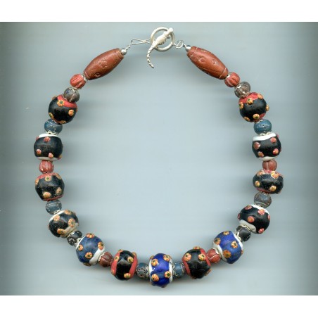 asian2278 - Perles Indonésiennes décorées