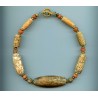 Perles en "gneiss" ou granit. “Gneiss” or granite beads