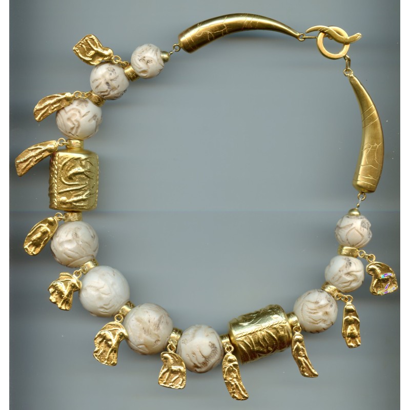 Perles Sceaux En Albâtre Trouvées en Afghanistan.