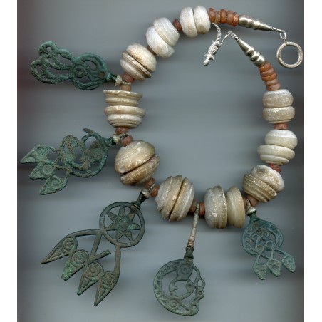 Spindle whorl ou fusaïoles en albâtre