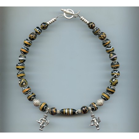 Perles vénitiennes "Fancy".  Venetian Glass Beads