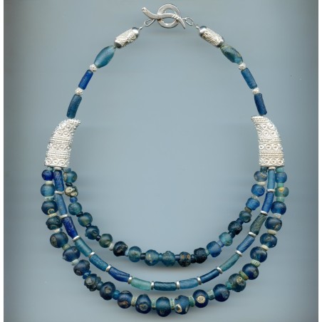 Perles Ocellées. Perles anciennes. Antique or ancient beads.