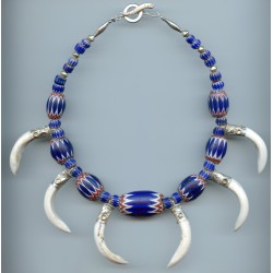 Perles "chevron" vénitiens, "6 couches". Venetian "chevron" beads