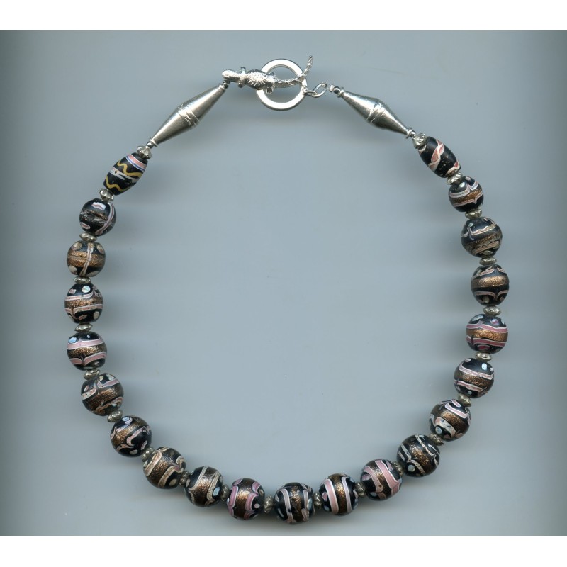 Perles vénitiennes ou "Fancy". Venetian Glass Beads