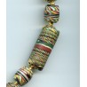 Perles vénitiennes "Kente". Venetian Glass Beads