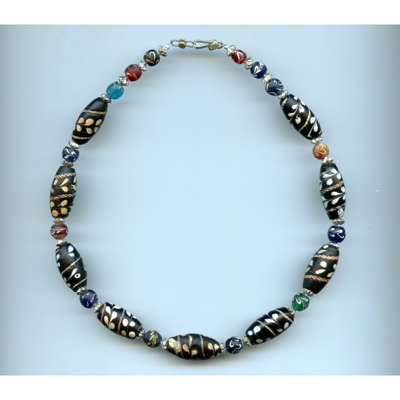 Perles vénitiennes ou "Lewis & Clark".Venetian Glass Beads