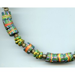 Perles vénitiennes perles Ghana. Venetian Glass Beads.