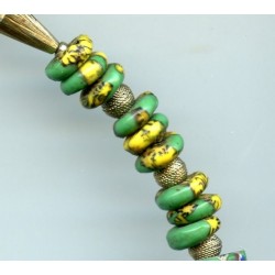 Perles vénitiennes perles Ghana. Venetian Glass Beads.